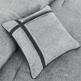 thumbnail image 4 of Boone Ensemble de Douillette 7 Pcs Gris Grand Lit, 4 of 4