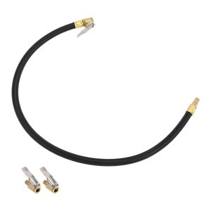 1 Set 23.62inch Tire Inflator Extension Tube Undeflatable 0.305inx32TPI for Car Motorcycle Bicycle