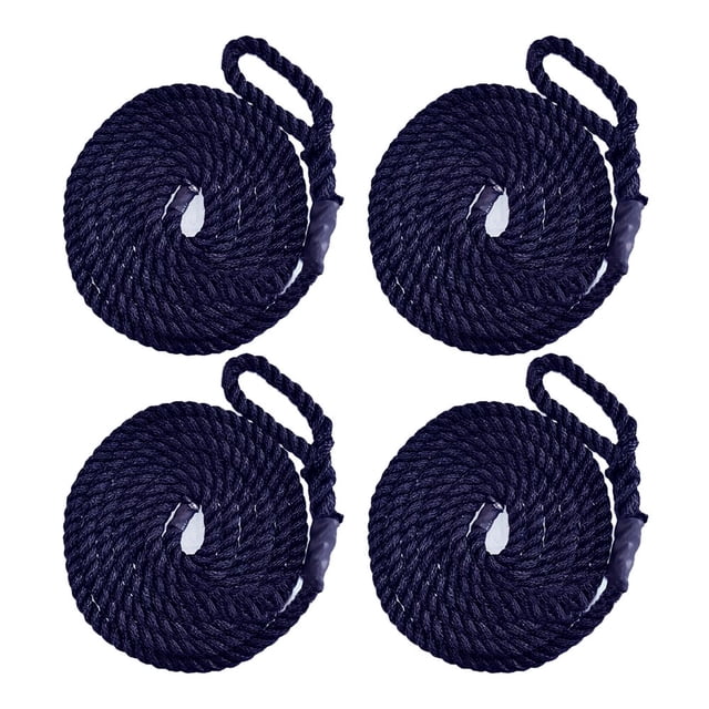 4Pcs Mooring Buoy Line Minimalistic Easy to Use PP Anti-collision Ball Marine-Fender Line Rope for Ship