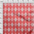 thumbnail image 3 of oneOone Cotton Poplin Bright Red Fabric Check Craft Projects Decor Fabric Printed By The Yard 42 Inch Wide, 3 of 4