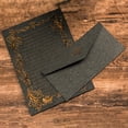 thumbnail image 4 of 3Pcs Kraft Paper Envelopes with Clear Stripe Line Smooth Reliable Writing Vintage Style Invitations Elegant Wedding Stationery Set, 4 of 7