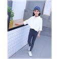 thumbnail image 2 of AAMILIFE Girls Slim Jeans Elastic Waist Pencil Pants, 2 of 4