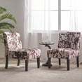 thumbnail image 1 of Velmero - CHAIR (two chairs),Brown-White, 1 of 12