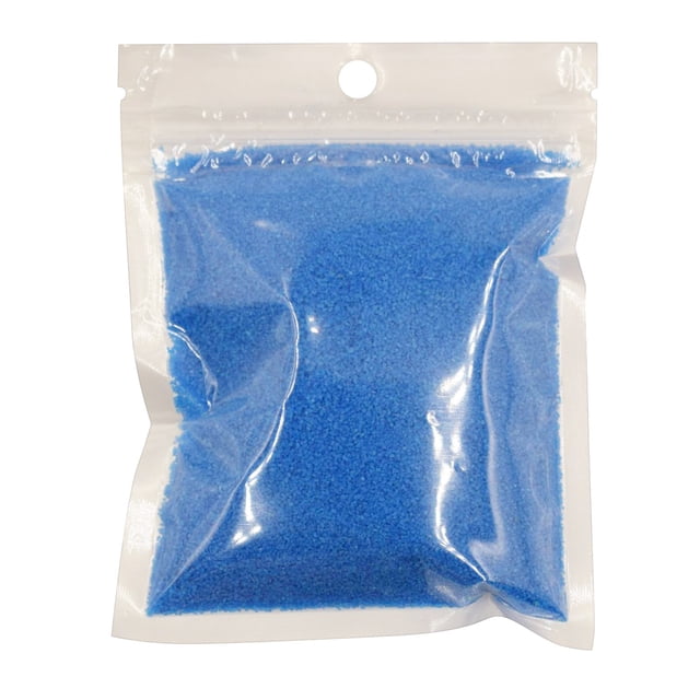 Dadatutu Sable Bricolage, 50 g de Sable Coloré Hydrophobe pour Enfants, Exposé dans une Pochette Transparente Scellée. le Sable Bleu Est Idéal pour l'Art sur Sable, la Modélisation et les Activités de Jeu Éducatives. Convient pour Créer des Châteaux de Sable et Diverses Formes, Il Est Autocollant dans l'Eau et Reste Sec, Ce Qui en Fait un Jouet Amusant et Sécuritaire.