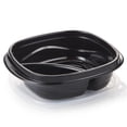 thumbnail image 2 of Rubbermaid TakeAlongs Divided Meal Prep Containers, 556 mL (2.35 Cup), Black, 3 Pack, 2 of 6