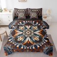 thumbnail image 1 of YST Scarlet Persian 7-Piece Vintage Floral Comforter Set, Full Size Boho Mandala Bedding, Retro Tribal Pattern, 1 of 4