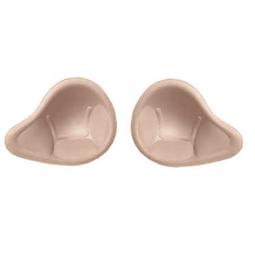 BIMEI Coussinets d'Insertion pour Soutien-Gorge pour Femmes Amovibles Rehausseur Bonnets de Soutien-Gorge de Sport Haut Arrondi pour Maillots de Bain, Entraînements, Mastectomie Prothèse de Forme Mammaire Soutien-Gorge, une Paire, Spirale, m