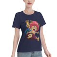 thumbnail image 2 of Women's Basic Short Sleeve T-Shirt One Piece Chopper, 2 of 6