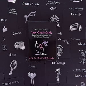 EASTIN 54 Island Time Wellness Love Oracle Cards Tarot Card Divination Board Game Cards