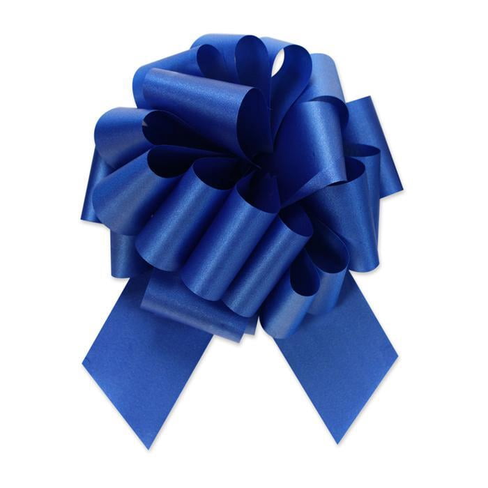 Set of 2 50Pcs- 5.5"D Pullbow Royal Blue Ribbon