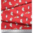 thumbnail image 2 of Soimoi Georgette Viscose Fabric Ghost Halloween Print Sewing Fabric Yard 42 Inch Wide, 2 of 3