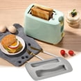 thumbnail image 1 of Cagogo under $5 Silicone Toaster Cover, Arc Shape Silicone Toaster Cover,Kitchen Appliance Dust Protection Cover,Heat Resistant Bread Maker Cover,Non Slip Toaster Oven Cover,Dust Proof Toaster Cover, 1 of 8