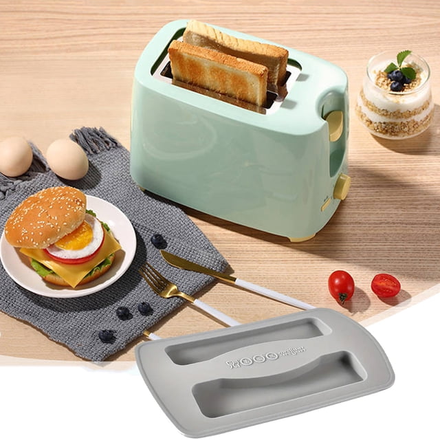 Cagogo under $5 Silicone Toaster Cover, Arc Shape Silicone Toaster Cover,Kitchen Appliance Dust Protection Cover,Heat Resistant Bread Maker Cover,Non Slip Toaster Oven Cover,Dust Proof Toaster Cover