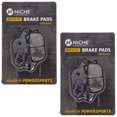 thumbnail image 1 of Niche Rear Brake Pad Set for Yamaha YZF R6S Organic Motorcycle 2 Pack 519-KPA2495D, 1 of 5