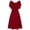 Rouge, variante sur RKSTN Robes d'Invitée de Mariage pour Femmes Formelles Demoiselle d'Honneur Taille Haute Fête Bal Robe de Cocktail