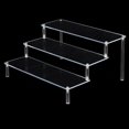 thumbnail image 3 of Langgg Clear Acrylic Display Riser Stand Perfume Cosmetics Holder for Decoration 29.5x27.5x15cm, 3 of 9