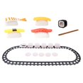 thumbnail image 2 of Sushi Roting Train Train Toy Railroad Kids Trains Roting Bar Home, Train Around, 2 of 10