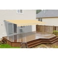 thumbnail image 1 of ALEKO Retractable Home Patio Canopy Awning 13x10 ft, Ivory Color, 1 of 12
