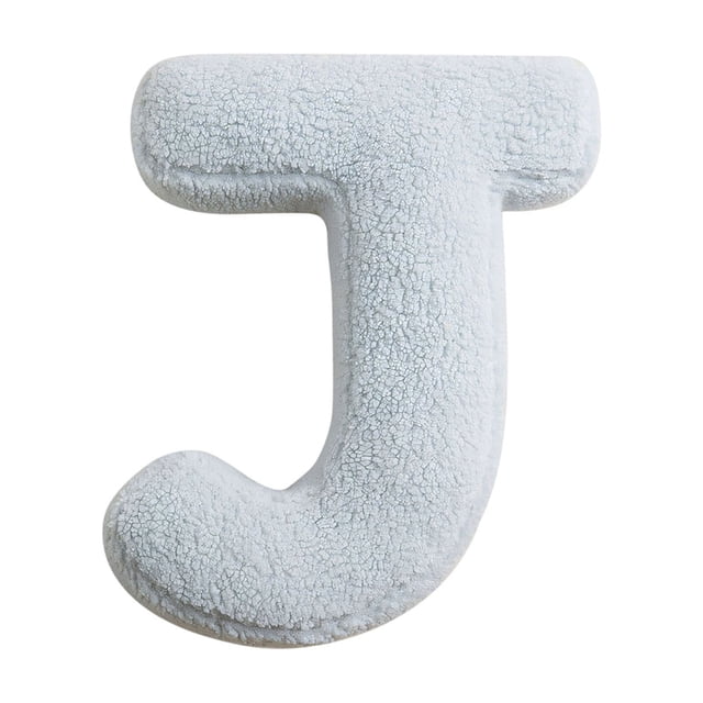 Decorative English Alphabet Letter Pillows Set - Soft Throw Cushions for Sofa, Bed, Car Interior Decor (38x30cm)
