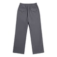 thumbnail image 3 of Men's Cargo Pants Versatile Solid Utility Trousers With Ample Pockets For Everyday Outdoor Work And Casual Wear, 3 of 4