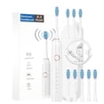 thumbnail image 4 of Toothbrush Toothbrush With 8 Brush Heads 6 Cleaning Modes Upgraded Toothbrush Longer Life Faster Chargin, 4 of 9