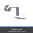thumbnail image 4 of Kenney Manufacturing 273008 0.62 in. Curtain Brackets, Pewter, 4 of 4