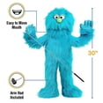 thumbnail image 4 of 30" Blue Monster Puppet, Full Body Ventriloquist Style Puppet, 4 of 6
