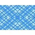thumbnail image 1 of Ahgly Tapis Rectangulaire Lavable en Machine Intérieur Transitionnel Bleu Néon, 2 Pieds x 4 Pieds, 1 of 7