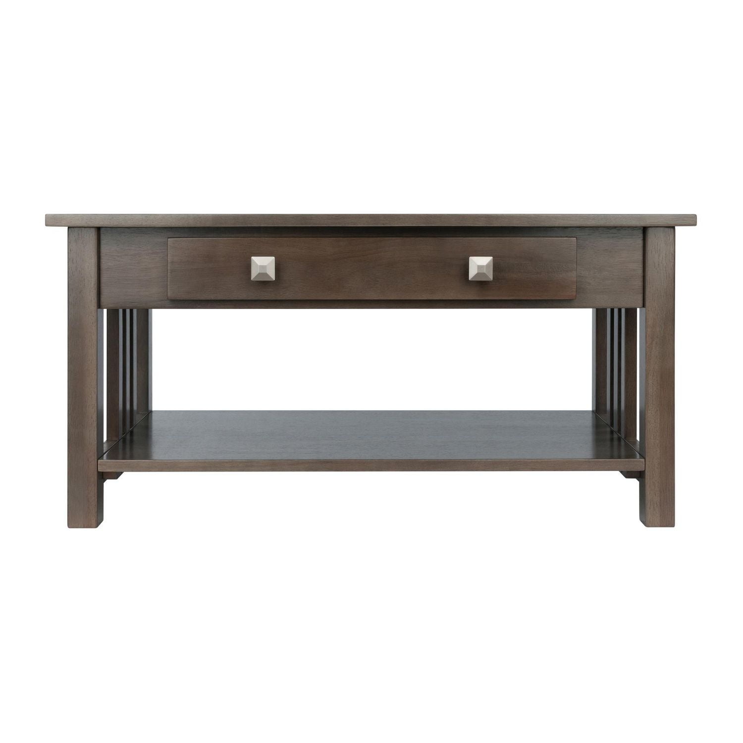 Winsome Table basse Stafford fini Gris huître