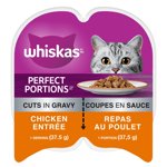 Whiskas Perfect Portions Poulet Entrée Découpes dans la nourriture de chat humide gravé