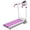 Pink, variant on Gymax Folding Treadmill for Home Walking Running Machine w/ 12 Preset Programs