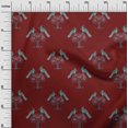 thumbnail image 2 of oneOone Cotton Flex Fabric Bird & Tree Block Print Sewing Fabric BTY 40 Inch Wide, 2 of 4
