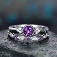 thumbnail image 3 of DPTALR Band Diamond Ring Stainless Steel Inlaid With Diamond To Metabolism Lymphatic Drainage Ring, 3 of 3