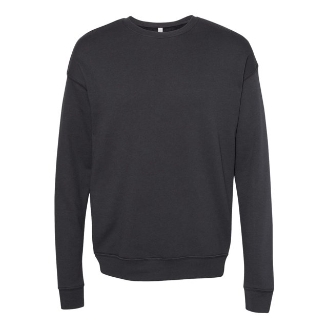BELLA+CANVAS Molleton à Épaules Tombantes pour Hommes, m, DTG Gris Foncé