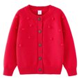 thumbnail image 1 of RXIRUCGD Cardigan Veste en Tricot de Coton pour Garçons et Filles ( Rouge, Taille : 6 Ans ), 1 of 3