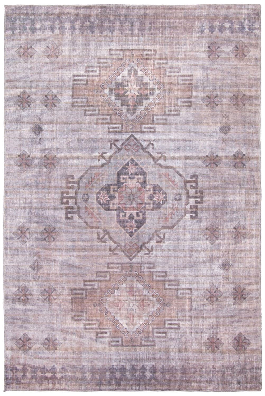 ECARPET Oriental, Persian Style Area Rug, Eco Friendly, Machine Washable, Kashkuli Collection