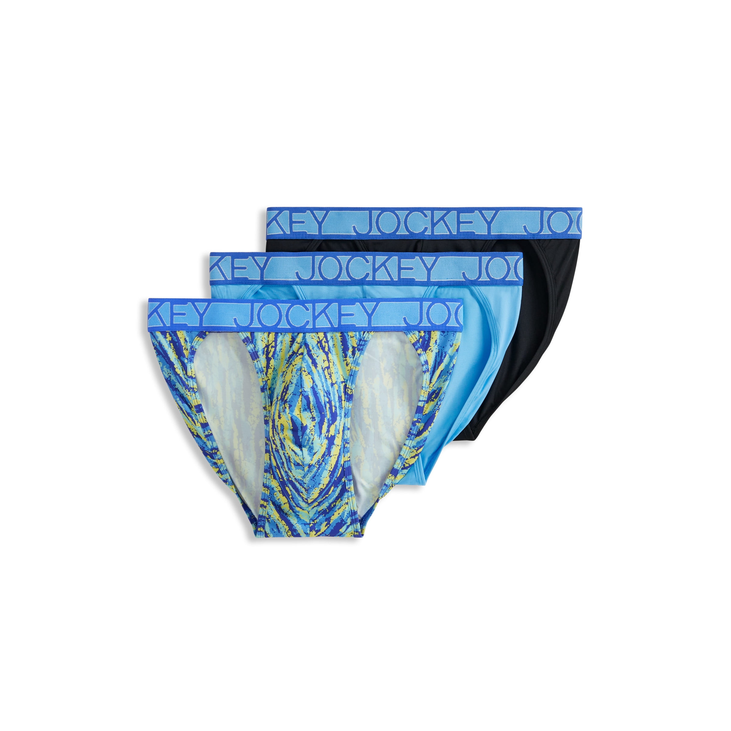 Jockey String Bikini Extensible en Microfibre pour Hommes - Lot de 3