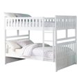 thumbnail image 1 of Topline Home Furnishings White Full over Full Bunk Bed, 1 of 3