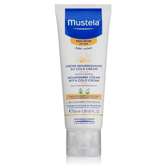 Mustela Crème Nourrissante avec Crème Froide pour Peau Sèche - 1,35 Once