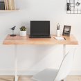 thumbnail image 1 of vidaXL Table Top Light Brown 100x60x(2-4)cm Treated Solid Wood Live Edge, 1 of 5
