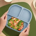 thumbnail image 4 of Silicone Divided Plate Tray Multipurpose Serving Dish Food Container For Dining Table Kitchen Living Room 187X18X3CM, 4 of 6