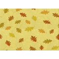 thumbnail image 1 of Ahgly Company Tapis Rectangulaire Lavable en Machine Intérieur Transitionnel Jaune, 2 Pieds x 4 Pieds, 1 of 7