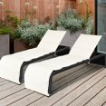 thumbnail image 1 of Gymax 2PCS Adjustable Rattan Recliner Chaise Lounge Chair w/ Cushion Outdoor Patio, 1 of 10