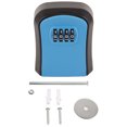 thumbnail image 2 of Combination Lock Box Key Lock Box Combination Lock Box Wall Mounted Waterproof Lock Box Inside And Outside Key Storage Box Combination Padlocks, 2 of 7