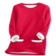 thumbnail image 2 of Ladies‘ Cozy Tracksuit Set with Fleece Lined Sweatshirt and Stretchy Sweatpants, 2 of 8