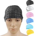 thumbnail image 3 of koolsoo Unisex Waterproof Breathable PU Swimming Cap Hair Short Hair - Light blue, 3 of 9