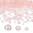 thumbnail image 1 of Uxcell Rondelle Crystal Beads, 600Pcs 4-8mm Faceted Glass Loose Beads for Jewelry Making, Pink Plating AB, 1 of 6