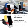 thumbnail image 3 of Baohd 2in1 Voiture Ventilation Vent Boisson Tasse Bouteille Support Support de Téléphone Mobile Réglable Bleu, 3 of 6