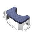 thumbnail image 3 of Up to 40% off Gifts Oefntac Toilet Stool Squatting Poop Stool Bathroom Potty Step Stool Toilet Assistance Steps Step Stool Fits All Toilets Detachable Stackable, 3 of 6
