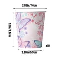 thumbnail image 3 of EGNMCR Butterflies Birthday Party Supplies Colorful Tableware Set Of Disposable 10pcs Tableware Paper Cups Butterflies birthday party tableware, 3 of 6